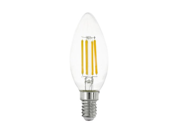 Ampoule connectée led flamme E14 470 Lm = 40 W variation de blancs, EGLO