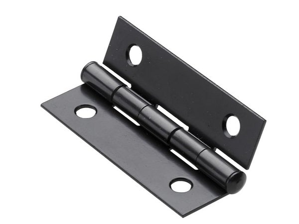 Charnière en acier pour meuble, HETTICH, L.50 x l.30 mm, noir