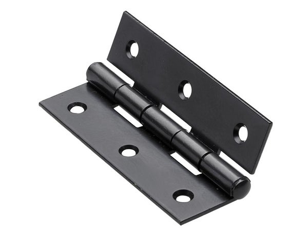 Charnière en acier pour meuble, HETTICH, L.70 x l.40 mm, noir