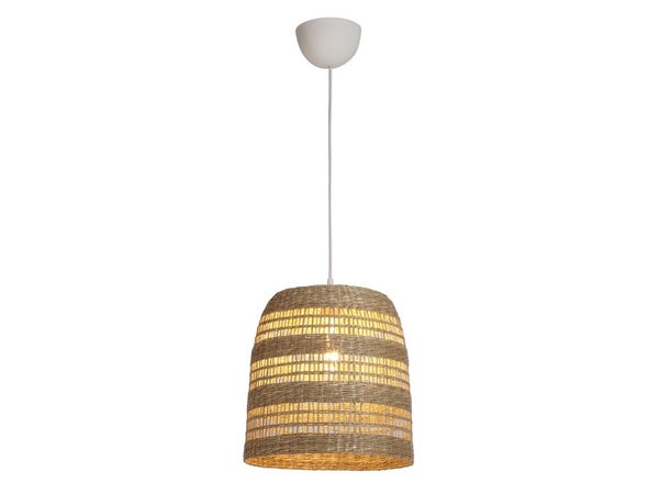 Suspension en jonc de mer naturel, INSPIRE Nema, diam.30 cm