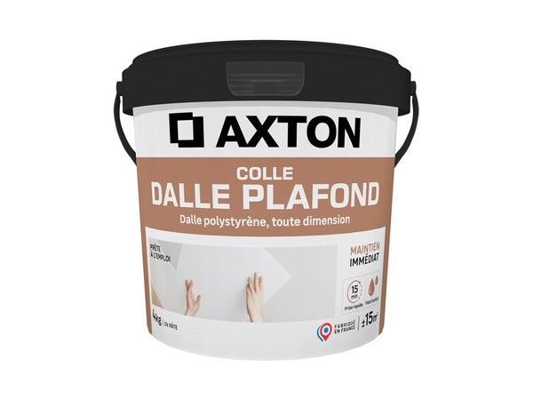 Colle Dalle de plafond polystyrène AXTON, 4 kg
