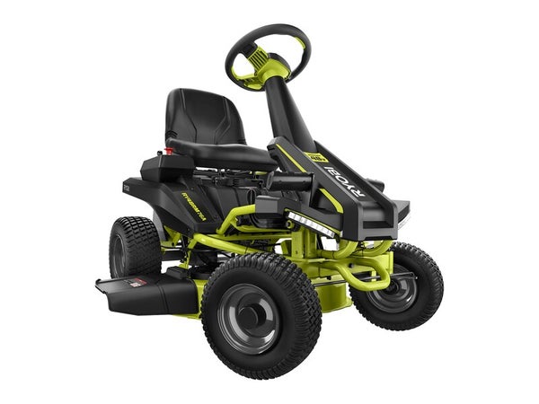 Tondeuse autoportée rider avec batterie, RYOBI 48RM76A 48V, l.76 cm, 50 AH