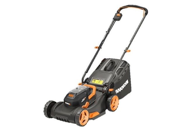 Tondeuse sur batterie WORX Wp771e 40 V, l.40 cm