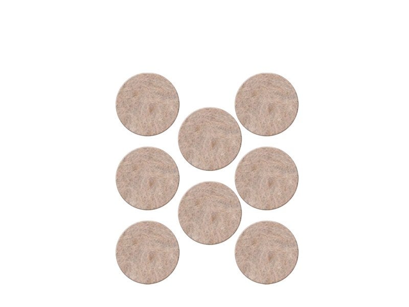 Emuca Patins en feutre adhésifs pour meubles, circulaires, D. 40 mm, 36 ut.  EMUCA