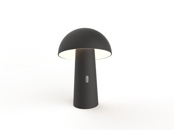 Lampe de table rechargeable, NEWGARDEN Shitake, 200 lumens, noir