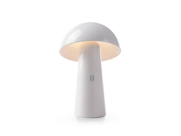 Lampe de table rechargeable, NEWGARDEN Shitake, 200 lumens, blanc