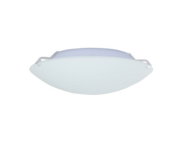 Plafonnier en verre depoli module led, INSPIRE Vicky, diam.25 cm