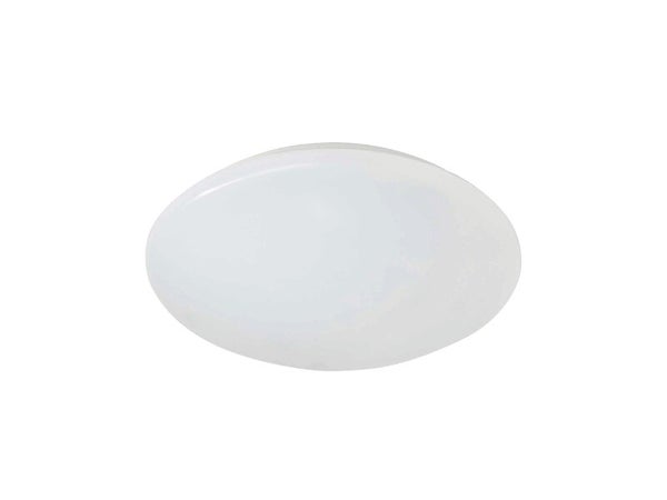 Plafonnier salle de bain, Madyled diam.25 cm, 1450 lumens, IP44, blanc