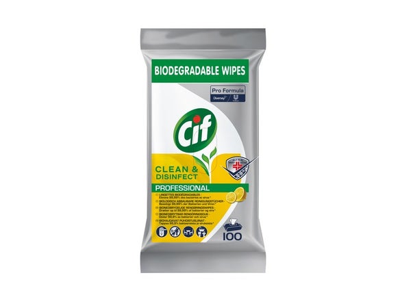 Lingettes nettoyante , désinfectante CIF