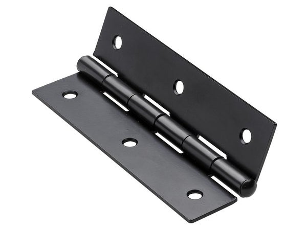 Charnière en acier pour meuble, HETTICH, L.100 x l.50 mm, noir