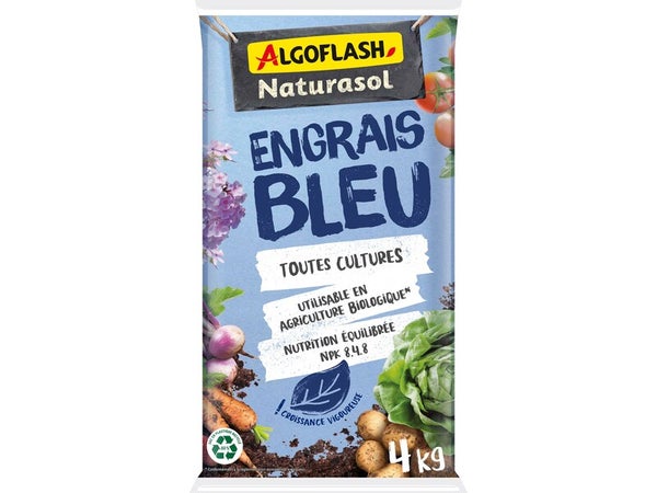 Engrais bleu universel ALGOFLASH NATURASOL 4 kg