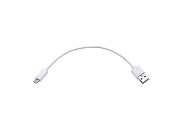 Câble usba/lightning, 0,2m, blanc, LEXMAN