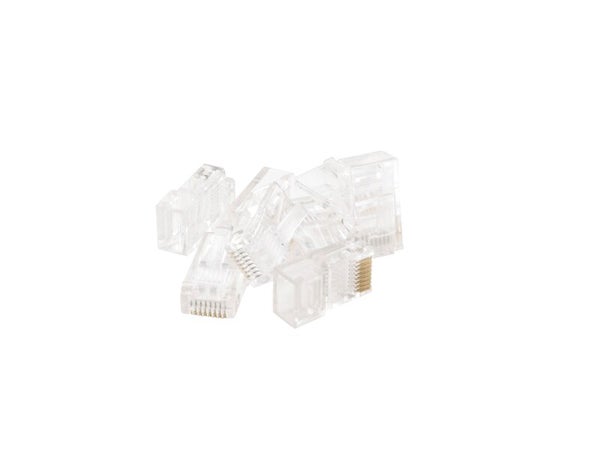 Lot de 12 fiches éthernet RJ45 cat 5, LEXMAN