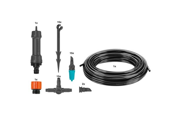 Kit d'arrosage goutte-à-goutte pour balcon -15 plantes GARDENA 13402-26