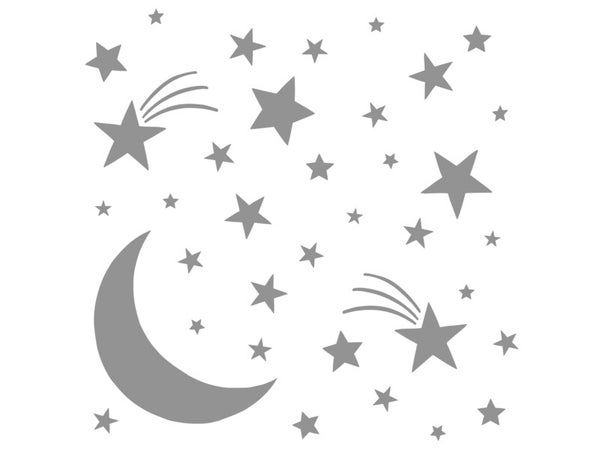 Pochoir M, Nuit etoilee, MAISON DECO