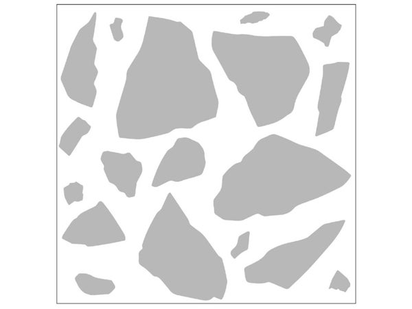 Pochoir M, Terrazzo geant, MAISON DECO