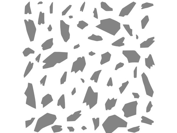 Pochoir M, Terrazzo fin, MAISON DECO