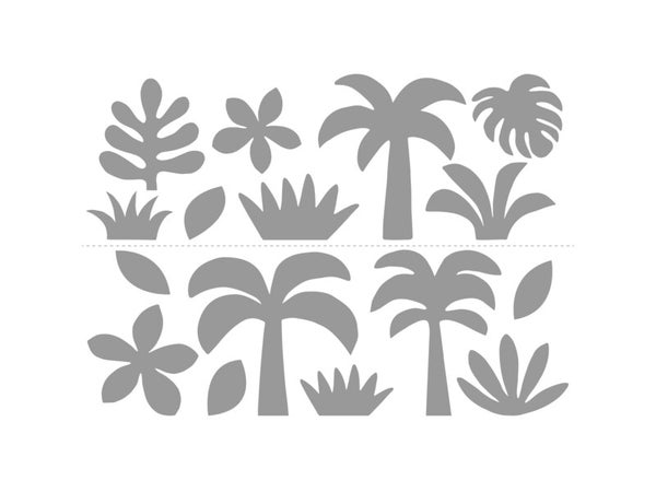 Pochoir L, Jungle, MAISON DECO