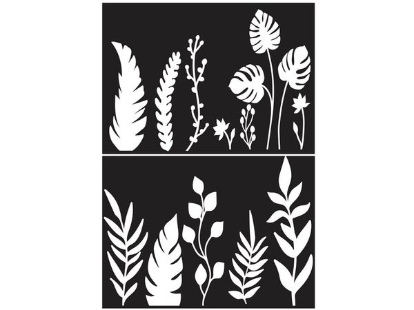Pochoir XL, Folie vegetale, MAISON DECO