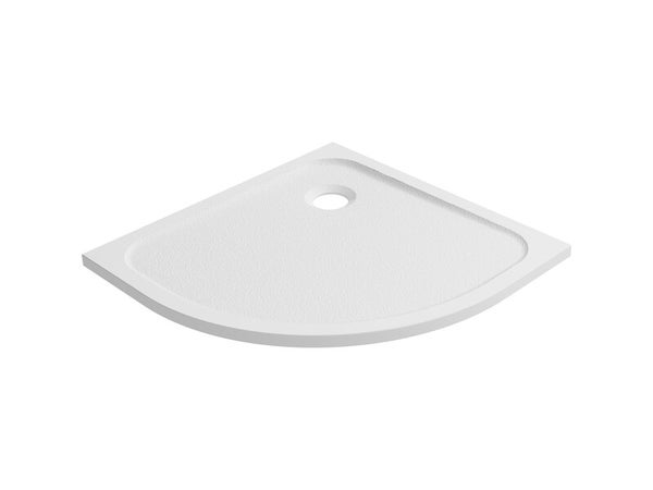 Receveur de douche, résine 1/4 de cercle l.80 cm, Easy light