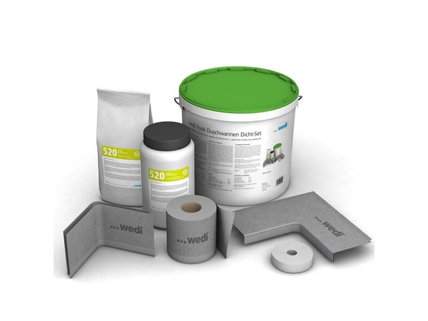 Kit d'étanchéité pour receveur de douche à poser, WEDI