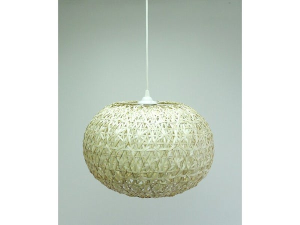 Suspension 1x e27 bambou INSPIRE Hana D.40 cm