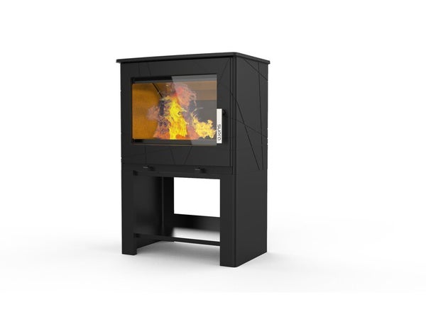Poêle à bûche Adam bucher noir, 7.3 kW