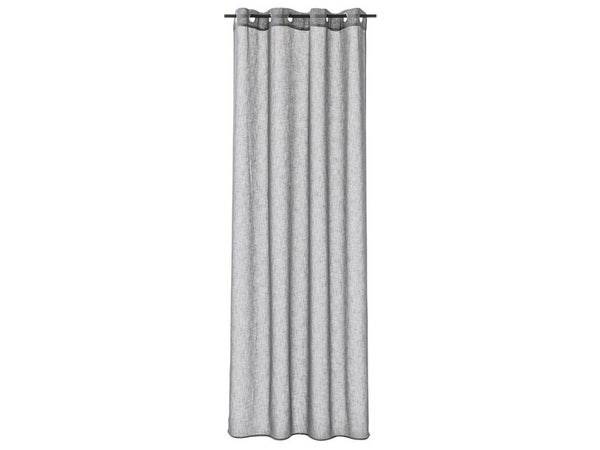 Voilage Giani, gris perle l.140 x H.240 cm