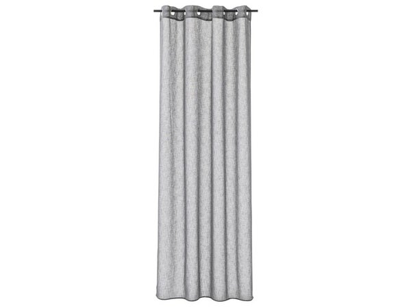 Voilage tamisant, Giani gris perle l.140 x H.240 cm INSPIRE