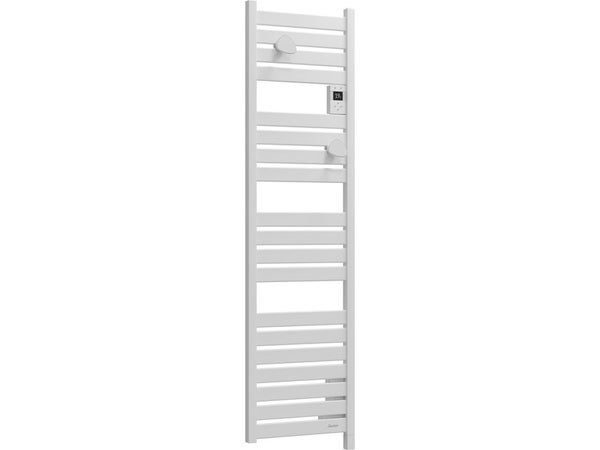 Sèche-serviettes électrique connecté Kelud Slim, SAUTER, 500W blanc