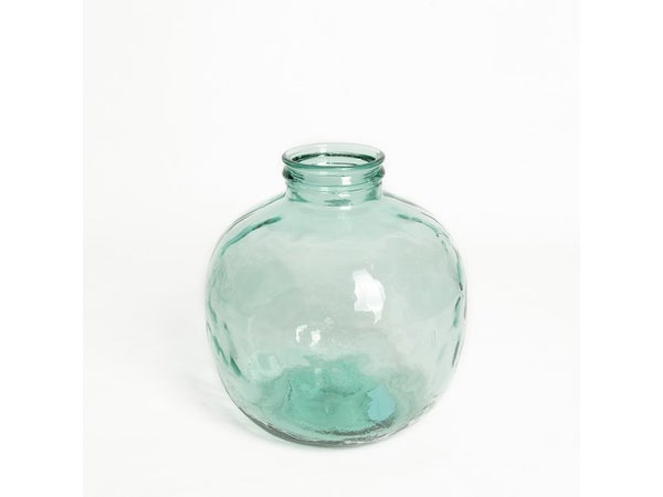 Vase en verre recyclé, OXANE, diam.32 x H.35 cm
