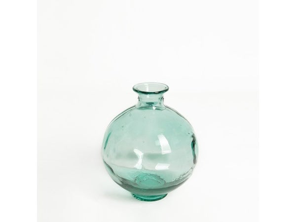 Vase en verre recyclé, CALISTA, diam.18 x H.22 cm