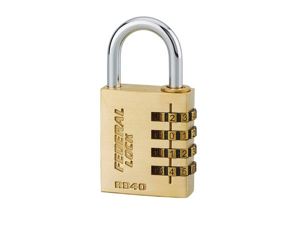 Cadenas d'extérieur à combinaison en zinc, Master Lock 875TRILF