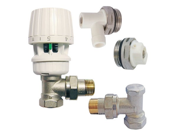 Kit radiateur thermotatique équerre 15/21 DANFOSS