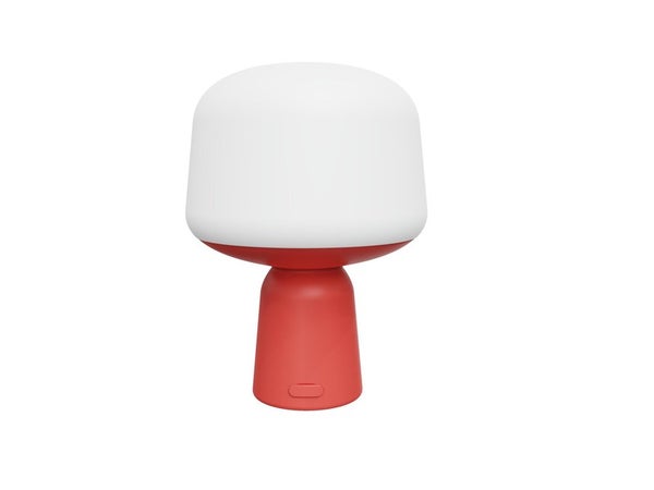 Lampe de table extérieur Luno rechargeable usb 100 Lumen rouge INSPIRE