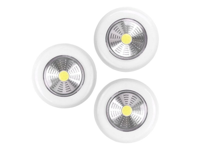 Bouton-poussoir lumineux, LED Blanc, DPDT, 3 A, 5 A, Montage