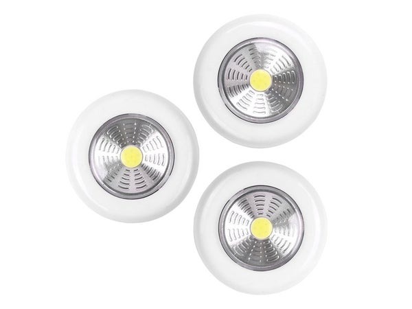 Lot de 6 Eclairage à piles Spots sous meuble LED intégrée