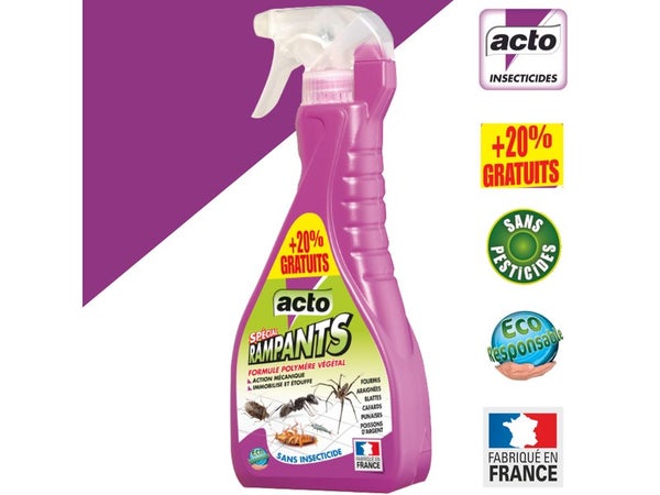 Pulvérisateur anti-punaises de lit au polymére végétal, 600 ml