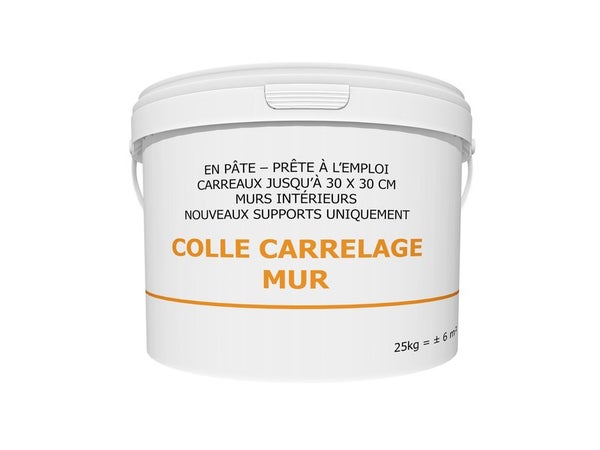 Colle en pate, interieur, blanc, 25KG