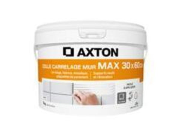 Colle en pâte mur plan de travaiL intérieur, AXTON, 4 kg blanc