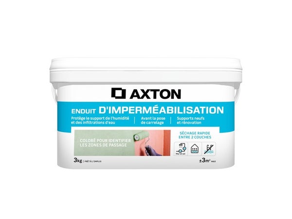 Enduit d'impermeabilisation mur et sol AXTON 3KG