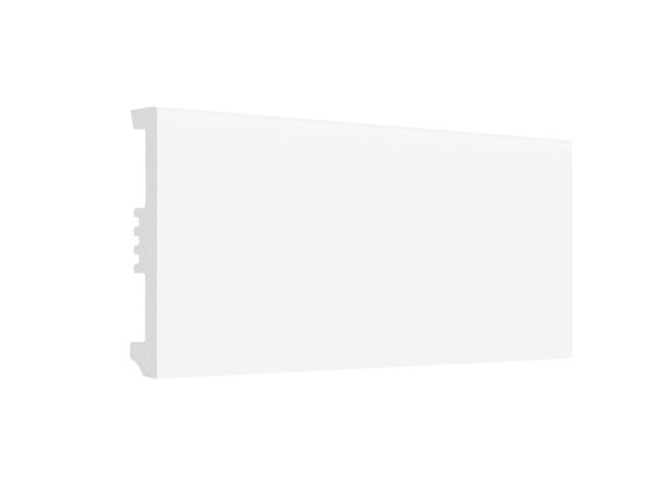 Plinthe polystyrène, blanc résistant à l'eau, H. 8 x L. 2.4 m, Ep.15 mm ARTENS