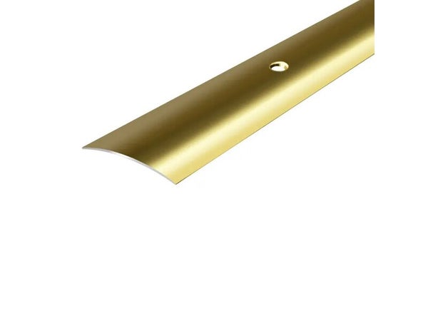 Barre de seuil à visser aluminium finition laiton, l.45 mm x L.93 cm ARTENS