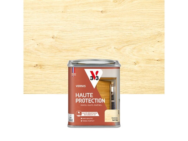 Vernis pour bois extérieur V33 Haute protection incolore satiné 0.25 l