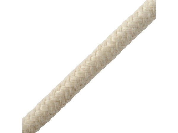 Corde à linge polypropylène + tendeur - Ø 2,7 mm - Longueur 20 m - Blanc