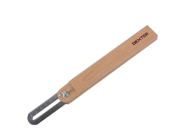 Fausse équerre bois, DEXTER, 25 cm