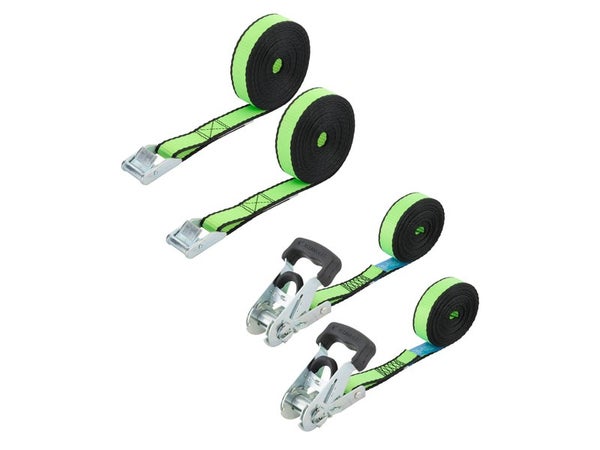 2 sangles cliquet 25 mm x 500 cm 200 kg STANDERS