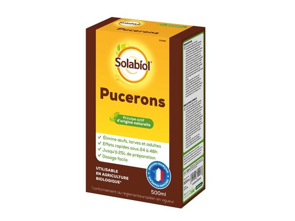 Traitement anti-pucerons pour arbres, arbustes et rosiers, 500 ml