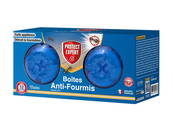 Boîte anti-fourmis, PROTECT EXPERT, 10 x 2 g