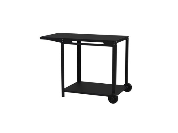 Desserte en acier rectangulaire Bap3585e13v2, noir